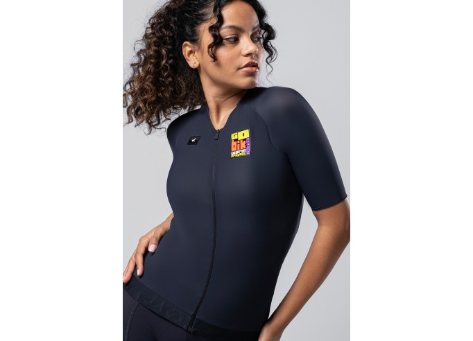 Dviratininko maikutė trumpomis rankovėmis CX SOLID UNISEX HK ULTRABLUE 