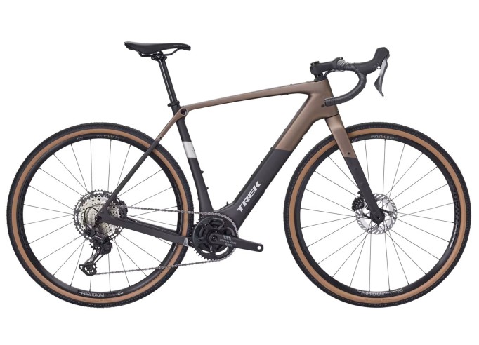 Gravel e-bike TREK Checkpoint+ SL 5 | Matte Bronze Age/Dark Web