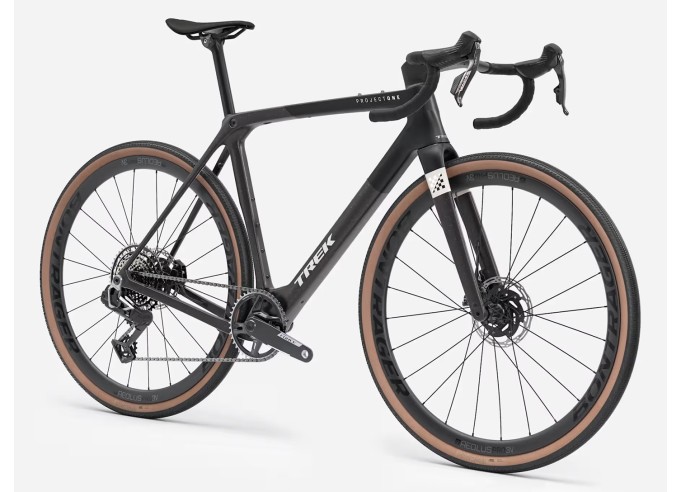 TREK Checkmate SLR 7 AXS gravel dviratis | Gloss Trek Black/Matte Carbon Smoke