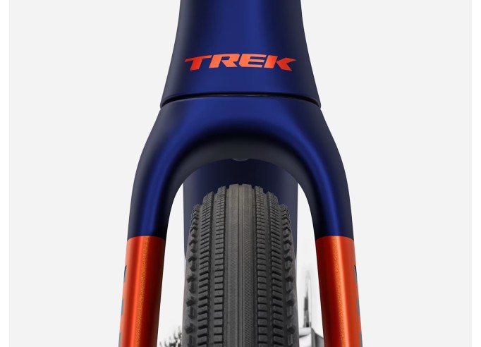 TREK Checkmate SLR 9 AXS gravel dviratis | Matte Hex Blue/Plasma Grey Pearl