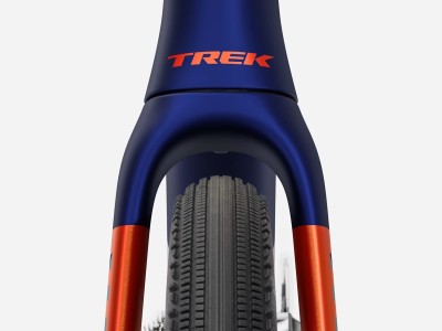 TREK Checkmate SLR 9 AXS gravel dviratis | Matte Hex Blue/Plasma Grey Pearl