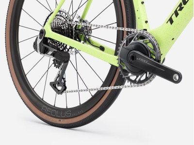 TREK Checkmate SLR 9 AXS gravel dviratis | Olive Drab/Glowstick 2