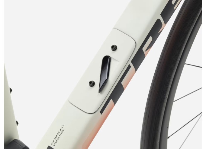 TREK Domane SL 6 Gen 4 plento dviratis | Era White/Glowstick/Coral Fade
