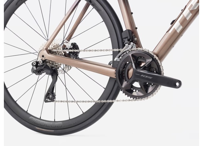 TREK Domane SL 6 Gen 4 plento dviratis | Dark Star to Bronze Age Fade