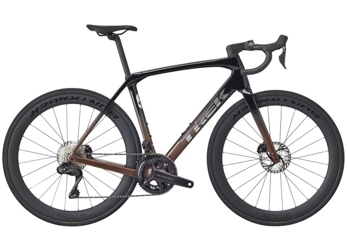 TREK Domane SL 7 Gen 4 plento dviratis | Dark Star to Bronze Age Fade