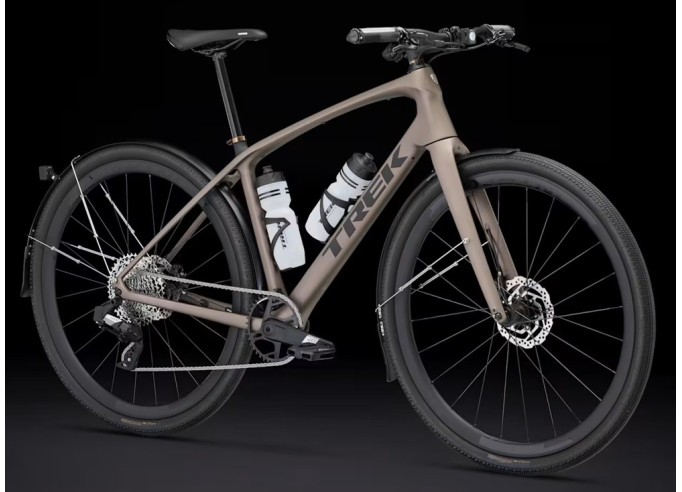 TREK FX Sport SL 6 fitness dviratis | Matte Bronze Age/Deep Smoke