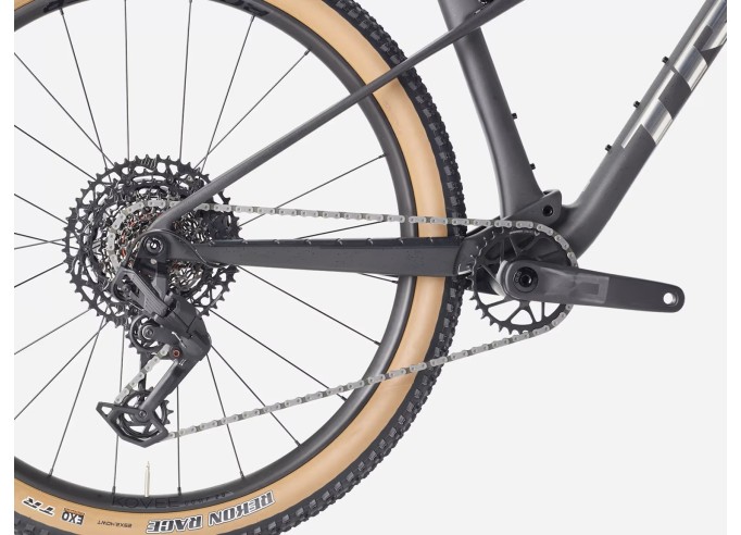 TREK Supercaliber SL 9.6 kalnų dviratis | Matte Carbon/Gloss Black Splatter