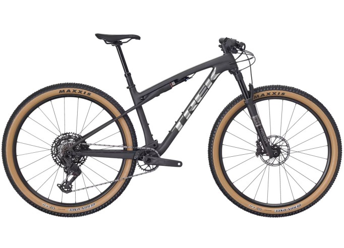 TREK Supercaliber SL 9.6 kalnų dviratis | Matte Carbon/Gloss Black Splatter