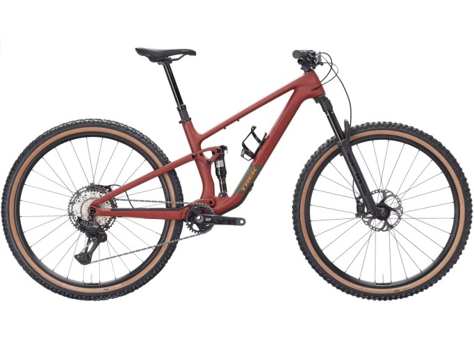 Mountainbike TREK Top Fuel 9.8 XT Di2 | Matte Sedona Red/ Pennyflake
