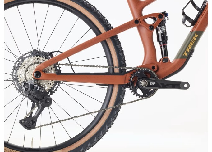 Mountainbike TREK Top Fuel 9.8 XT Di2 | Matte Sedona Red/ Pennyflake