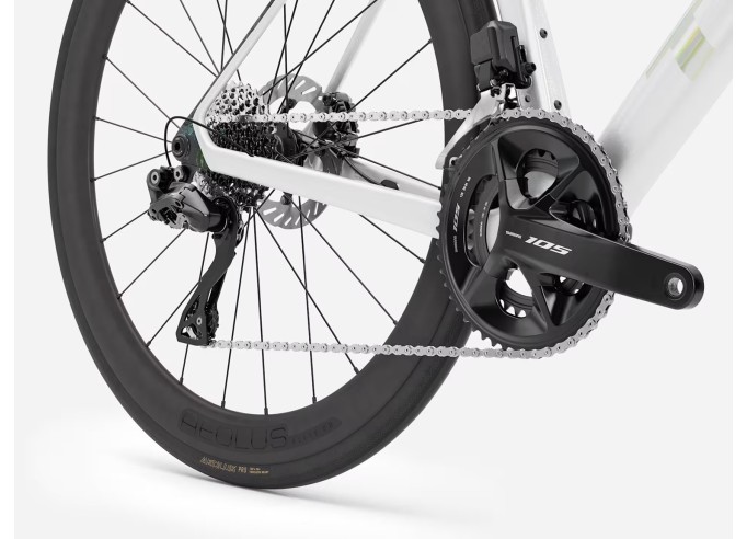 TREK Madone SL 6 plento dviratis | Gloss Crystal White/Matte Deep Smoke