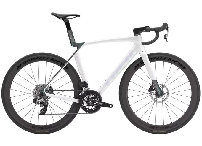 TREK Madone SL 6 AXS plento dviratis | Gloss Crystal White/Matte Deep Smoke