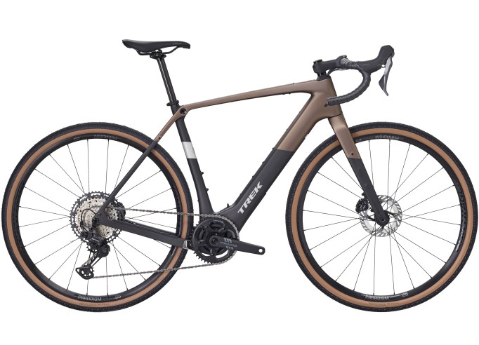 Gravel e-bike TREK Checkpoint+ SL 5 | Matte Bronze Age/Dark Web