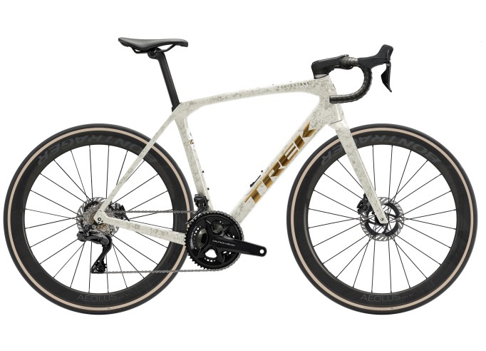 TREK Domane SLR 9 Gen 4 plento dviratis | Era White/Supernova Marble