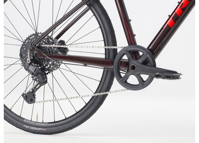 Fitness bike TREK FX 3 stepover | Dark Carmine