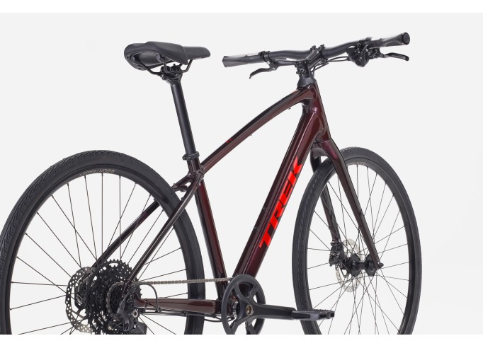Fitness bike TREK FX 3 stepover | Dark Carmine