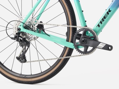 TREK Checkpoint ALR 5 gravel dviratis | Fjord Blue to Miami Green Fade