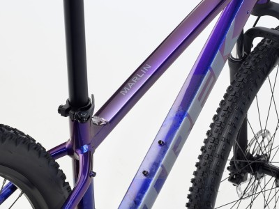 TREK Marlin 4 Gen 3 kalnų dviratis | Purple Flip/Black Fade 2
