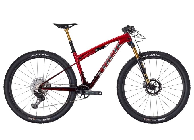 Mountainbike TREK Supercaliber SLR 9.9 XTR Di2 | Red Smoke/Drizzle