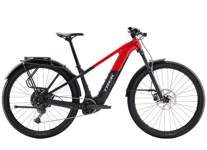 e-MTB TREK Powerfly+ 4 Equipped Gen 5 | Gloss Radioactive Red/Matte Dark Star