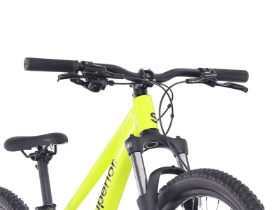 Superior RACER 27 vaikiškas dviratis | Matte Radioactive Yellow