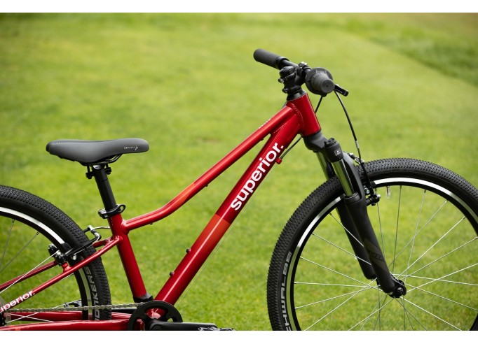 Kids bicycle Superior RACER 24 | Gloss Racing Red