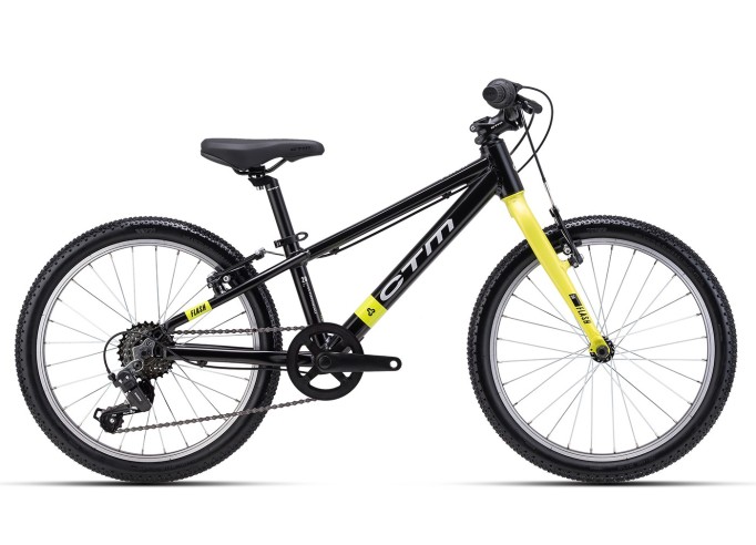 CTM FLASH vaikiškas dviratis | matt black