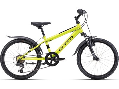 CTM SCOOBY 2.0 vaikiškas dviratis | matt lime