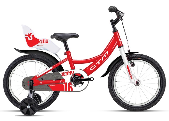 CTM JENNY vaikiškas dviratis | red